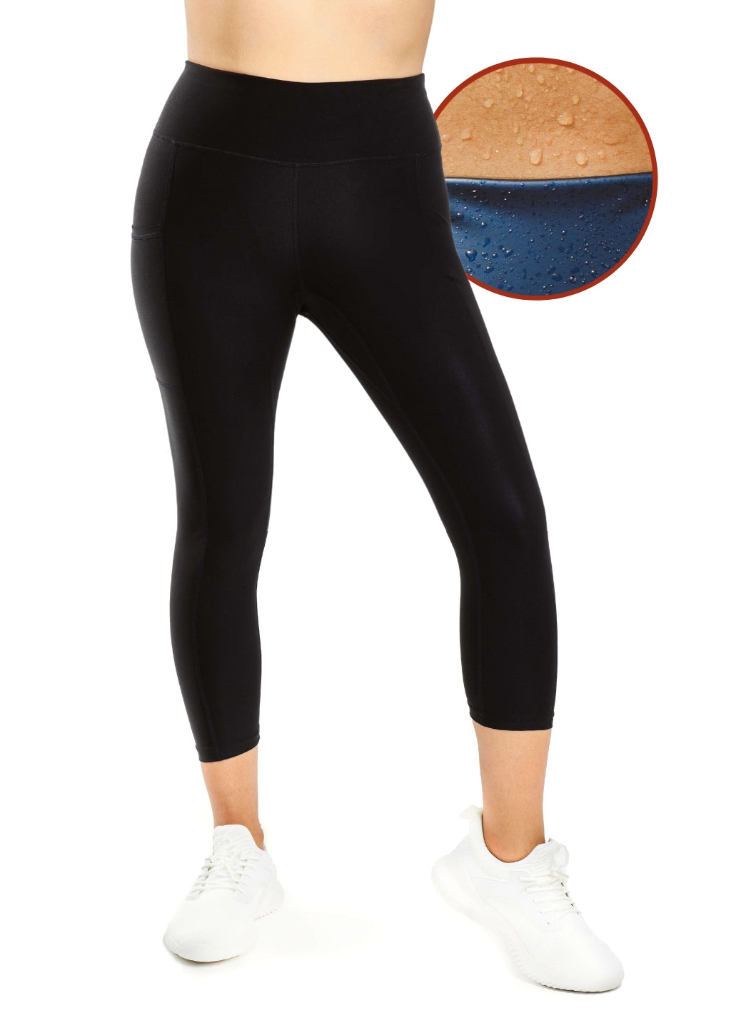 Augper Women's Super High Waist Yoga Pants Slant Pockets Fitness Running  Training Stretch Quick Dry Tight Sports Pants 