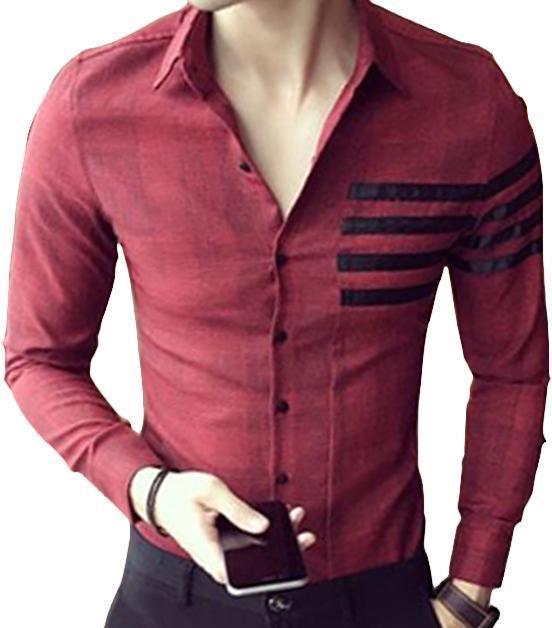 3 Double Pocket Stylish Casual Solid Comfortable Shirts For Men