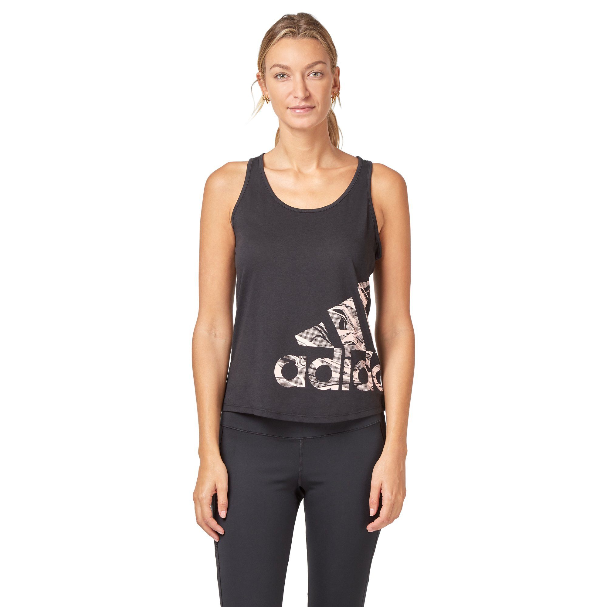 adidas logo tank top