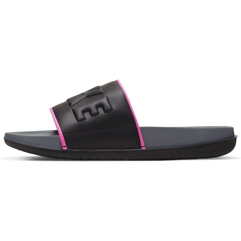 dark purple nike slides