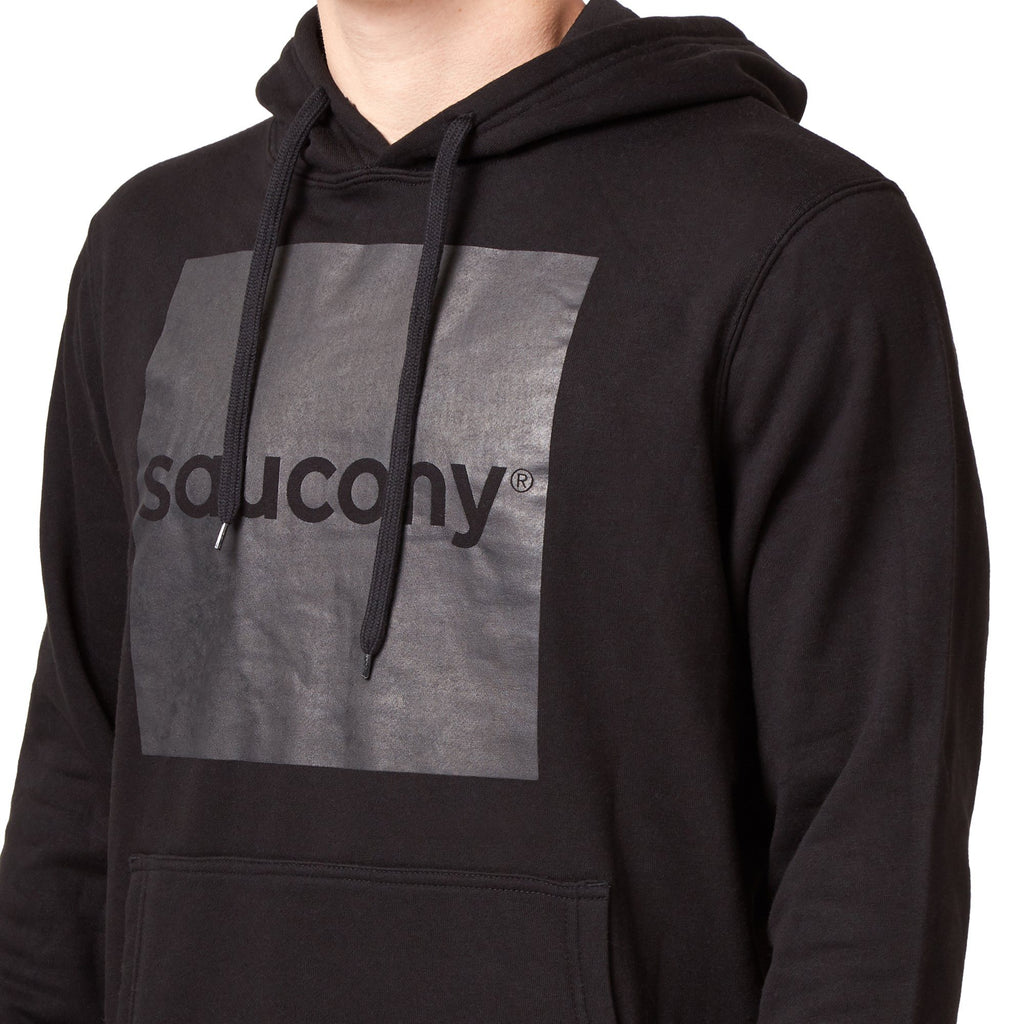 saucony hoodie kids grey