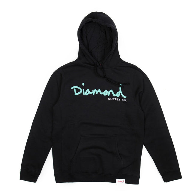 diamond supply og script hoodie