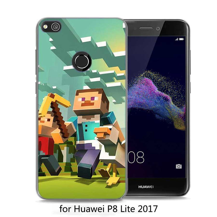 coque huawei p smart minecraft