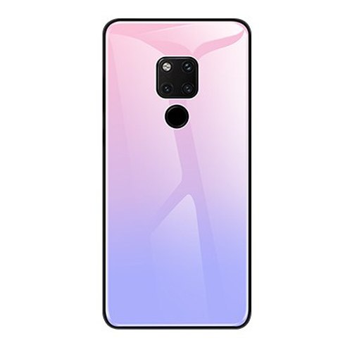 For Huawei Mate 20pro Case Soft Edge Aurora Gradient Tempered Glass Sh Western Cases