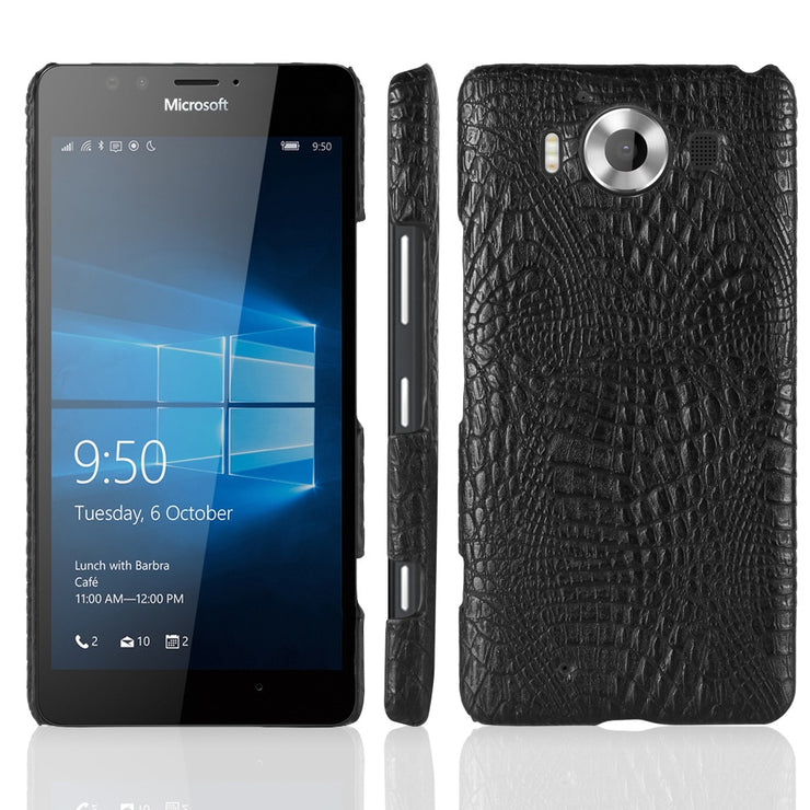 Mcmeme For Microsoft Lumia 950 950xl Case Luxury 3d Crocodile Skin