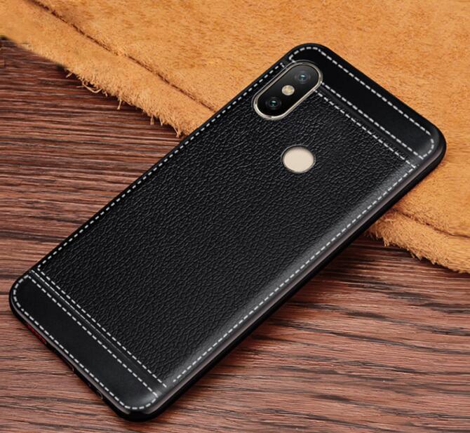 Zenfone Max M2 Zb633kl Asus X01ad Case Litchi Textured Soft Tpu