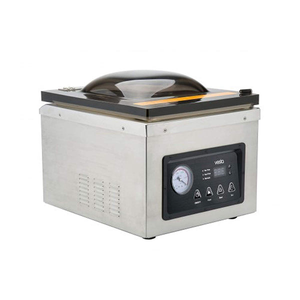 Inexpensive Chinese chamber vacuum machine.