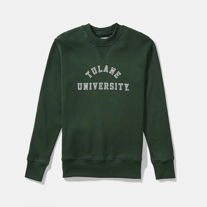 tulane crew neck sweatshirt