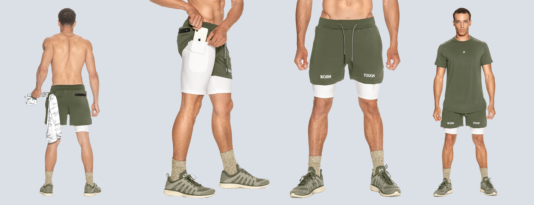 Air Pro 5 inch liner shorts for bodybuilding