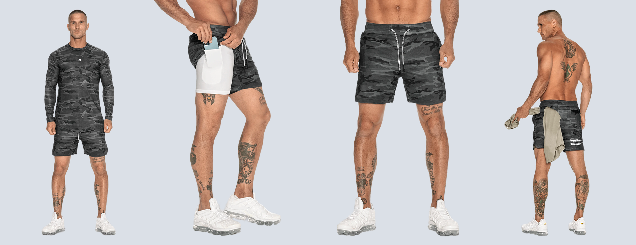 Air Pro 7 inch liner bodybuilding shorts