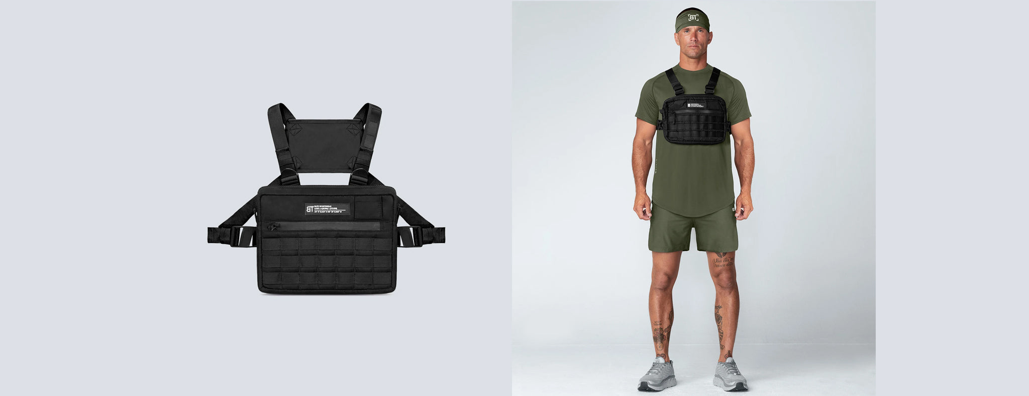 Born Tough Black Chest Rig Bag