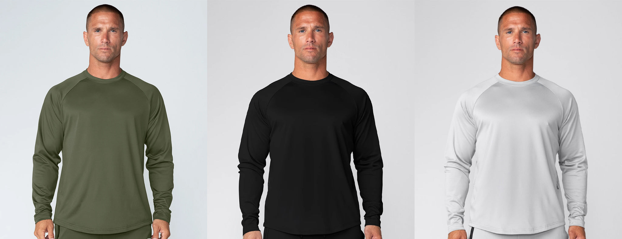 Born Tough Momentum Long Sleeve Fitted Workout Shirt For Men