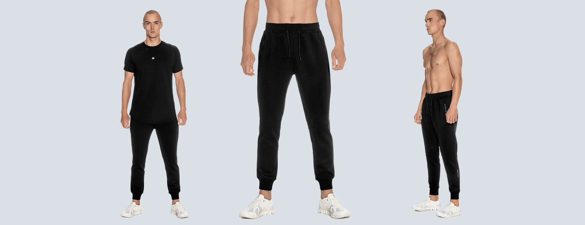 Born Tough Momentum Zipper Jogger Pants for Men