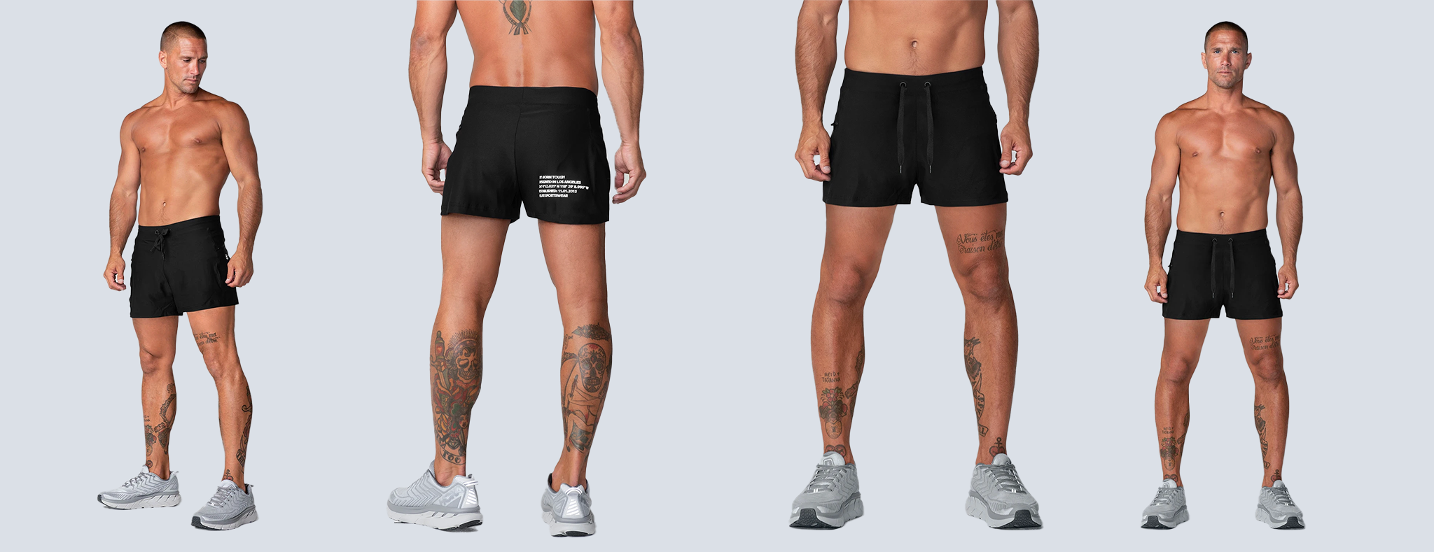 Plain 5” Inseam Bodybuilding Workout Shorts