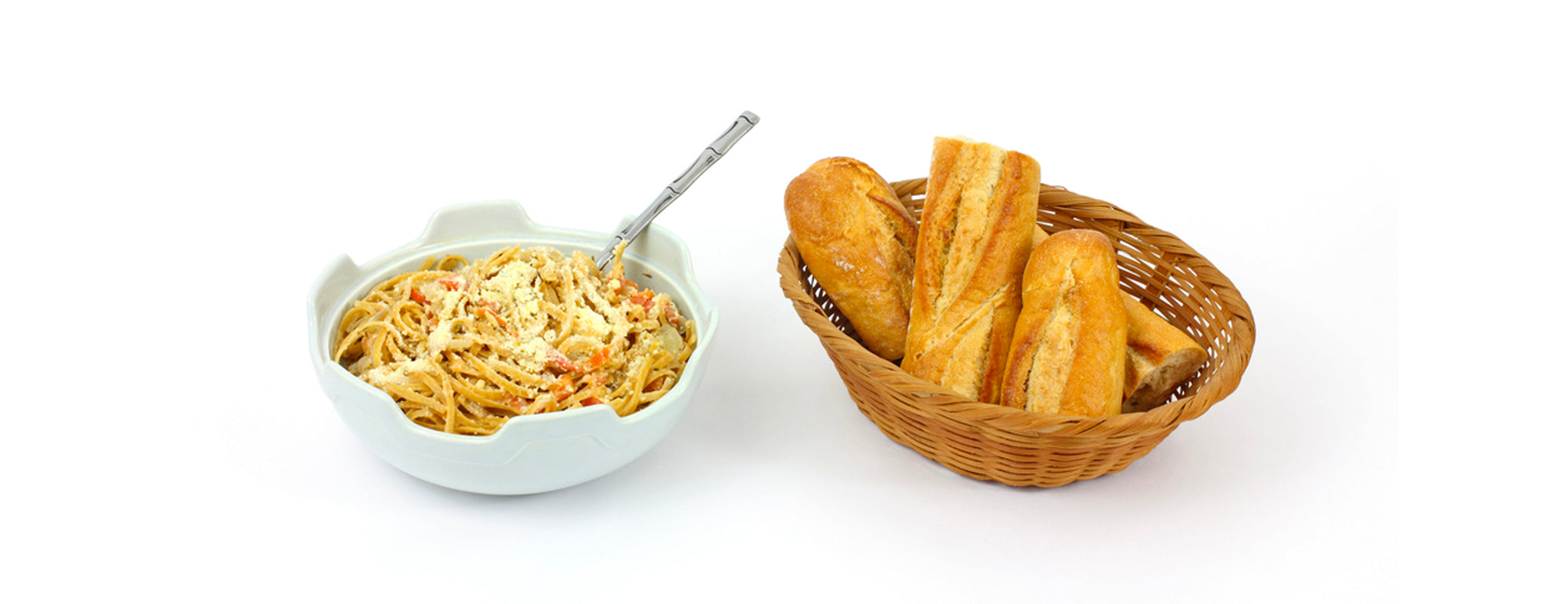 Pasta and White Bread