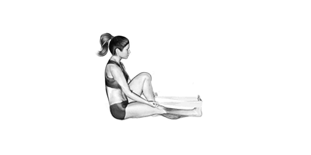 Resistance Band Seated Calf Stretch