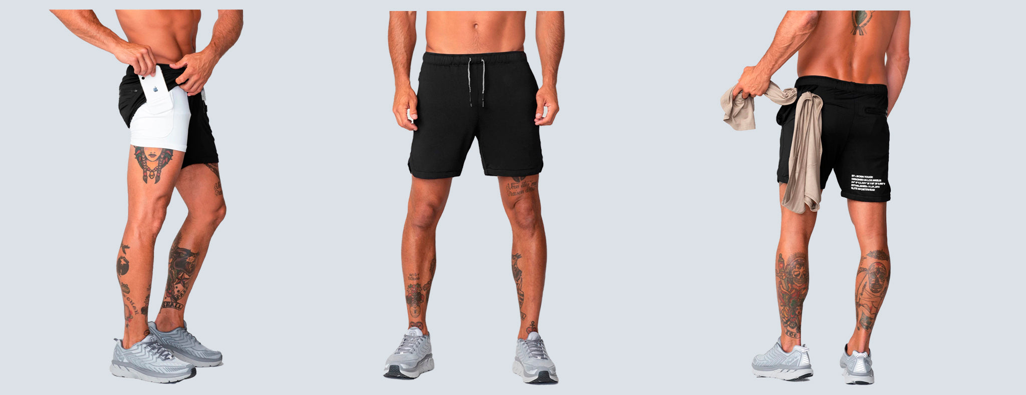 Born Tough Men’s Air Pro Liner Shorts for Running: