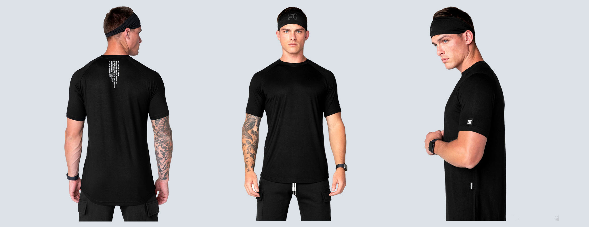 born-tough-core-fit-black-short-sleeve-running-shirt