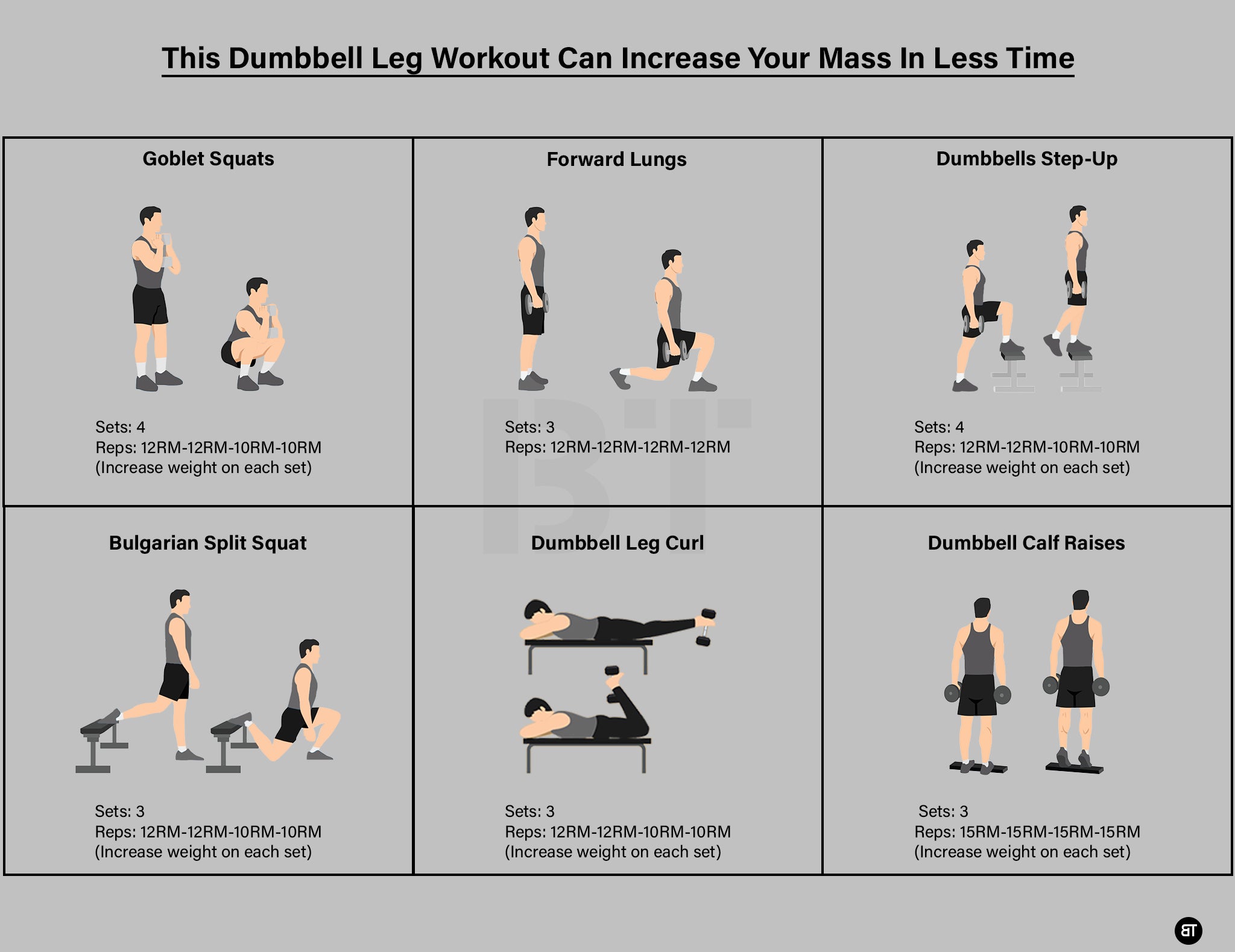This Dumbbell Leg Workout Can Increase Your Mass In Less Time Born Tough