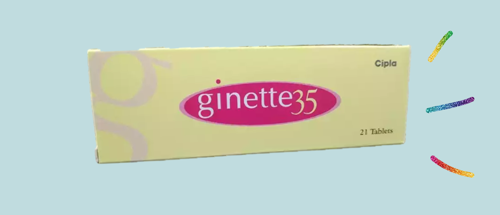 Picture of Ginette 35 pills and box that's available in South Africa