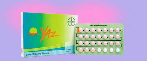 Image of Yaz pills in South Africa