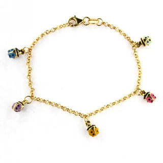 Crawling Baby Ladybug Bracelet