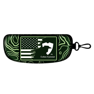 NVG Camo MoLLE Hard Shell Glasses Case - OutLaw Eyewear