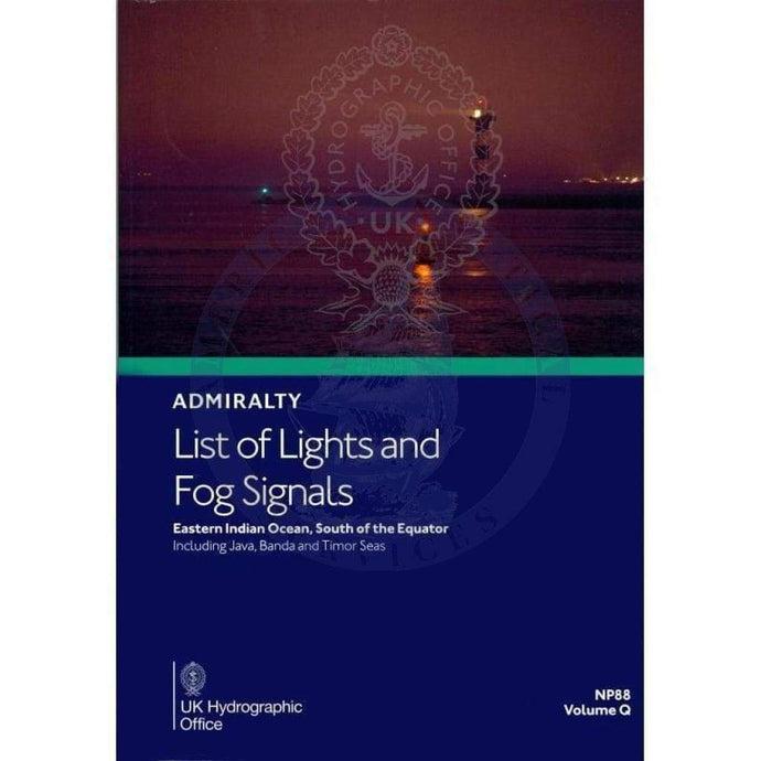 Admiralty List of Lights & Fog Signals (ALL) Vol. Q: Eastern Indian Ocean South of the Equator (NP88), 4th Edition, 2024