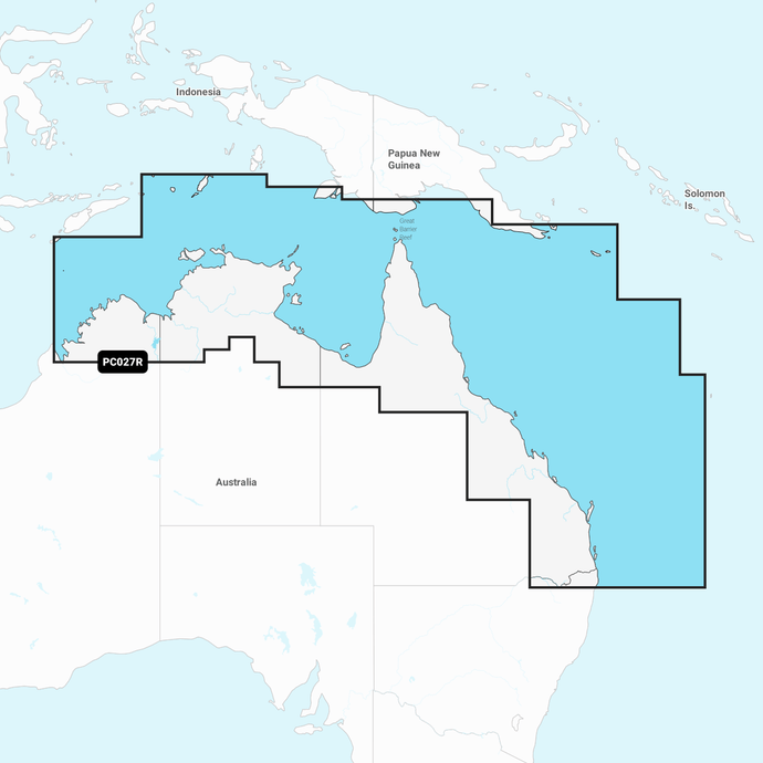 GARMIN NAVIONICS+ CHART PC027R: Australia, Northeast