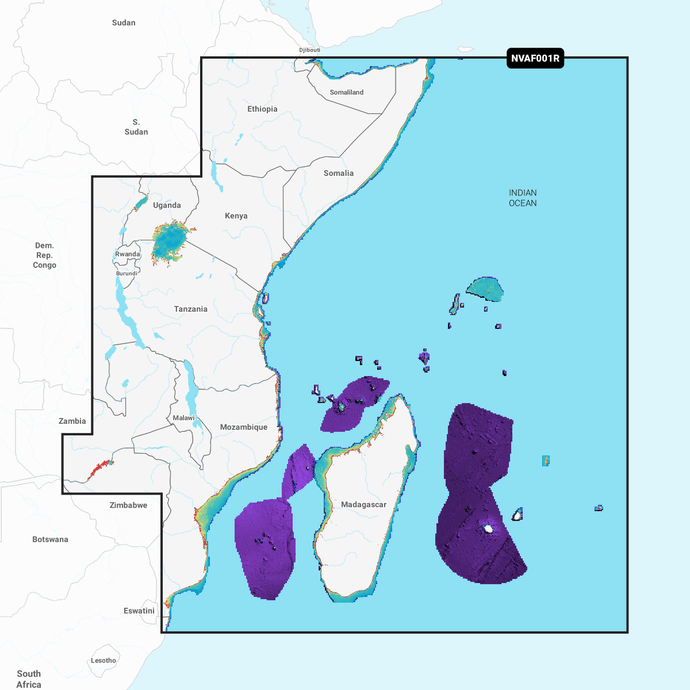 Garmin Navionics Vision+ Chart AF001R: Africa - East