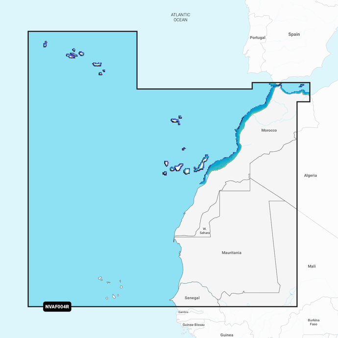 Garmin Navionics Vision+ Chart AF004R: Africa - Northwest