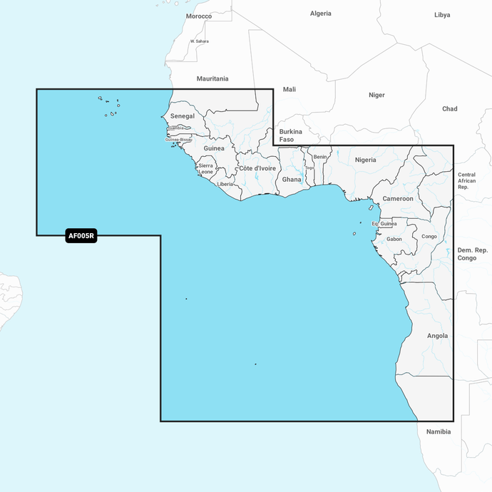 Garmin Navionics Vision+ Chart AF005R: Africa - West