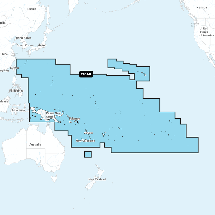 Garmin Navionics Vision+ Chart PC014L: Pacific Islands