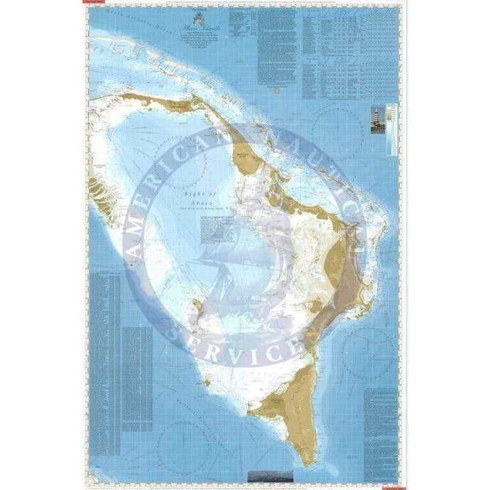 Abaco Island Chart (Navigation Chart 24" x 36")