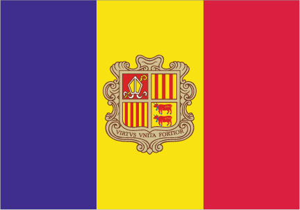 Andorra Country Flag