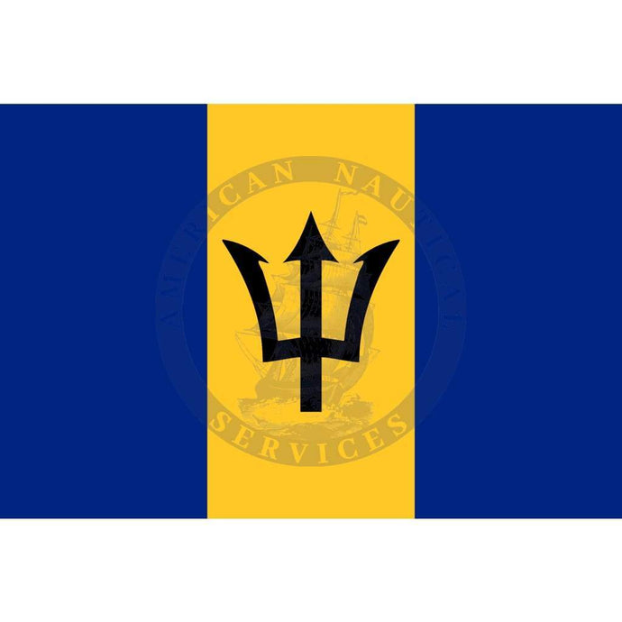 Barbados Country Flag