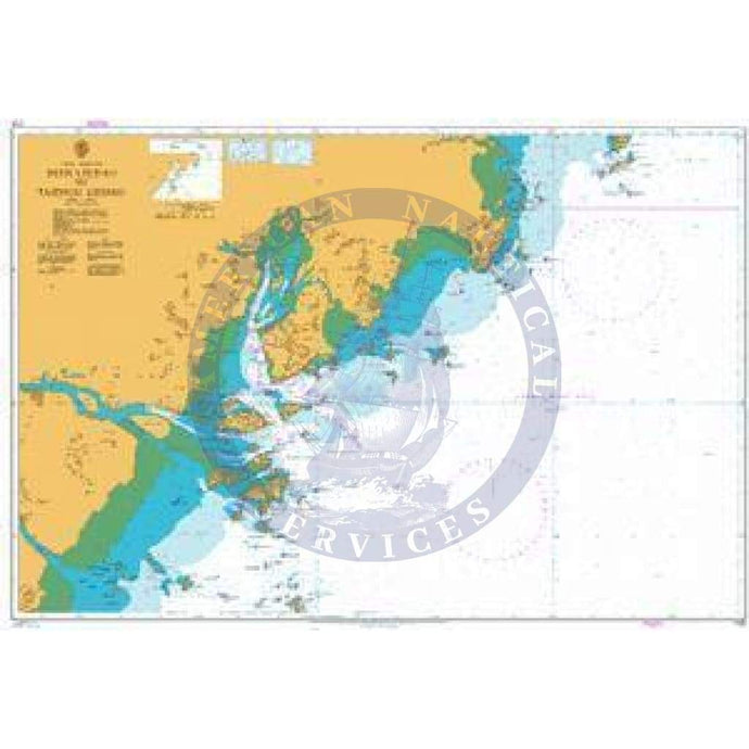 British Admiralty Nautical Chart  1721: China - Dong Hai, Beiji Liedao to Taizhou Liedao