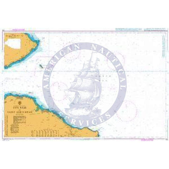 British Admiralty Nautical Chart 175: Fife Ness to Saint Abb's Head