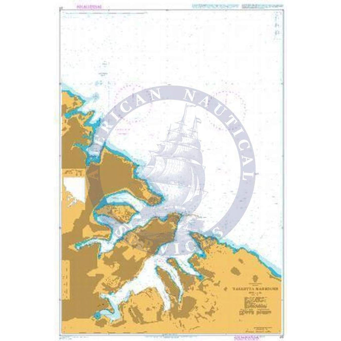 British Admiralty Nautical Chart 177: Valletta Harbours