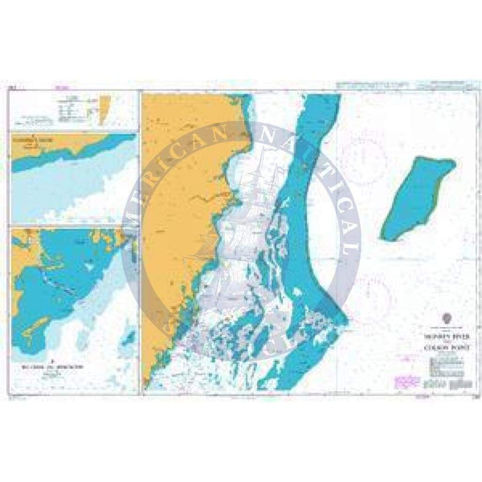 British Admiralty Nautical Chart  1797: Monkey River to Colson Point