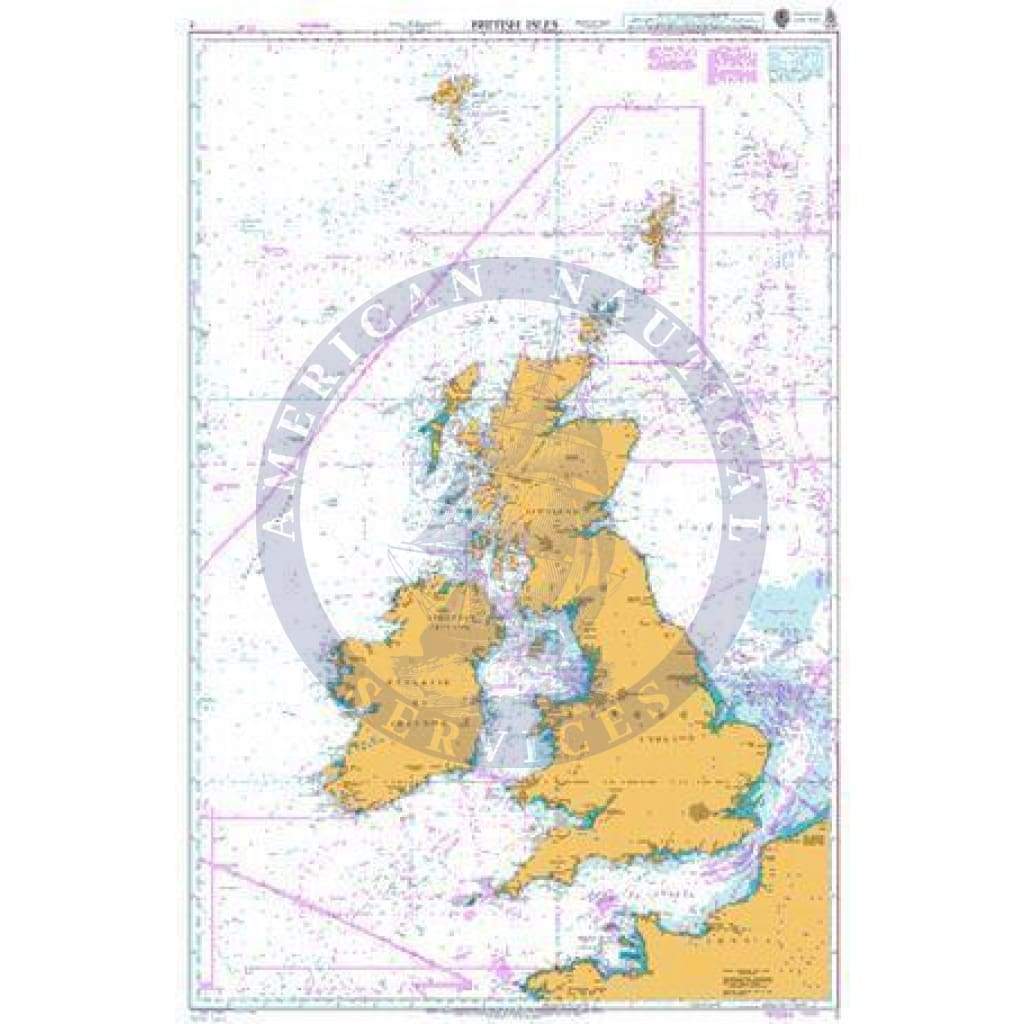 British Admiralty Nautical Chart 2: British Isles | American Nautical ...