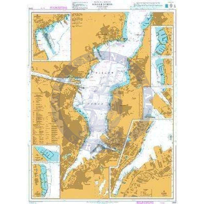 British Admiralty Nautical Chart  2344: Baltic Sea – Germany, Kieler Förde, Inner Part