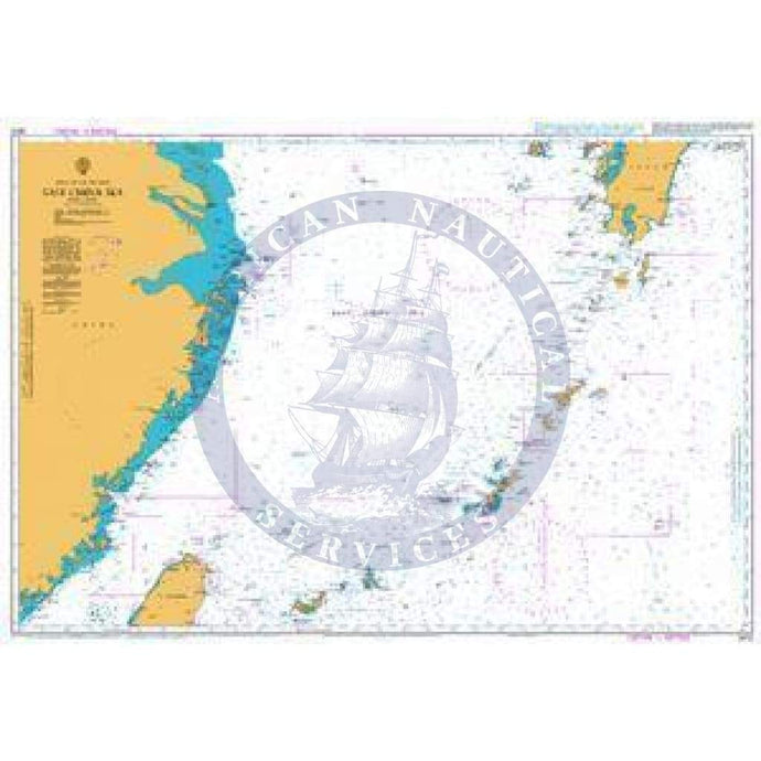 British Admiralty Nautical Chart 2412: East China Sea