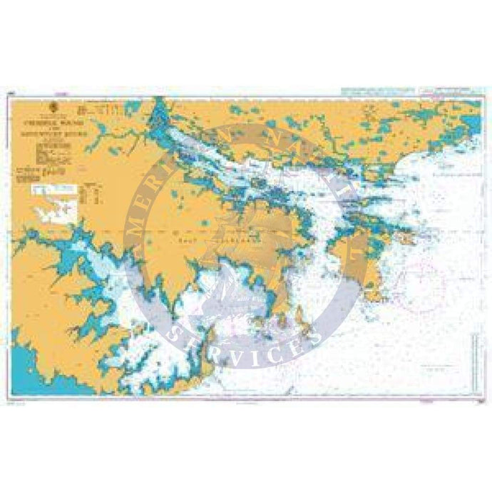 British Admiralty Nautical Chart  2561: Choiseul Sound and Adventure Sound