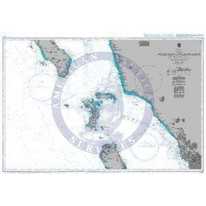 British Admiralty Nautical Chart 2779: Pulau Ilir to Pulau Nyamuk