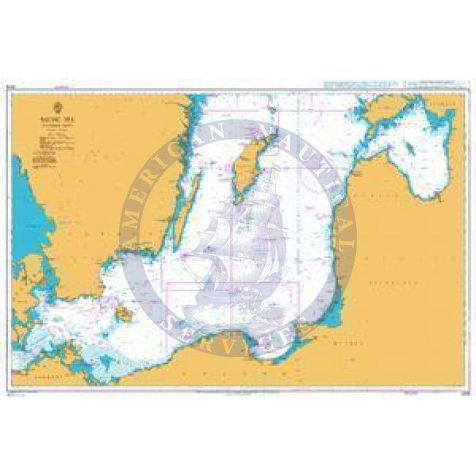 British Admiralty Nautical Chart 2816: Baltic Sea, Southern Sheet