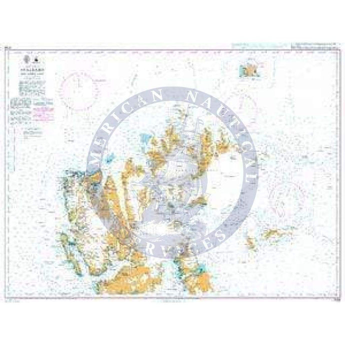 British Admiralty Nautical Chart 3136: Arctic Ocean, Svalbard, Northern Part