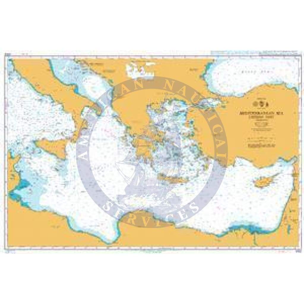 british-admiralty-nautical-chart-4302-mediterranean-sea-eastern-part