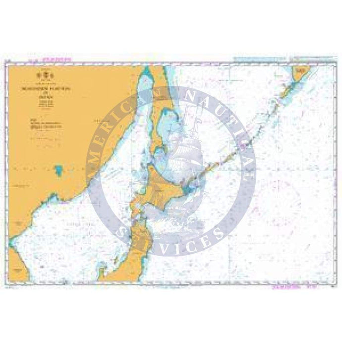 British Admiralty Nautical Chart 4511: North Pacific Ocean, Northern Portion of Japan