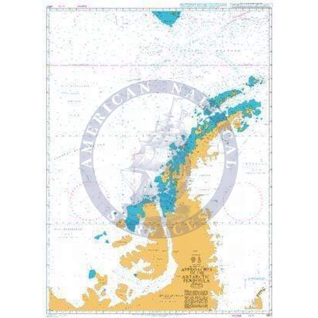 British Admiralty Nautical Chart 4907 Approaches To The Antarctic Peninsula American Nautical 9550